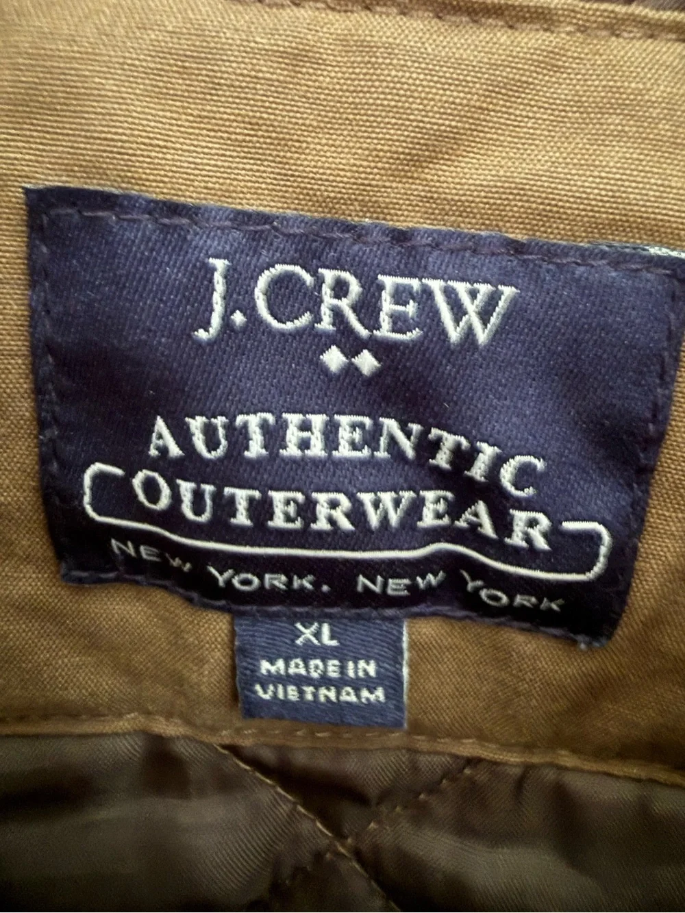J. Crew Men’s Quilted Jacket